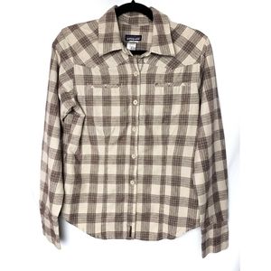 Patagonia Plaid Flannel Button Down Long Sleeve